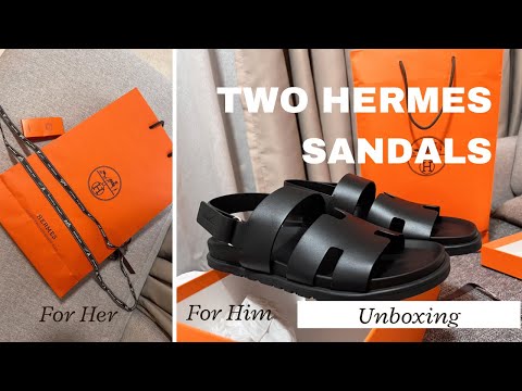 Hermes Sandals Unboxing | Genius Sandals For Him | Oasis Sandals For Her