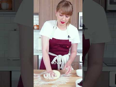 Chef Anna is here to show you how to knead dough to perfection for Cherry Varenyky, join us !🍒👩‍🍳