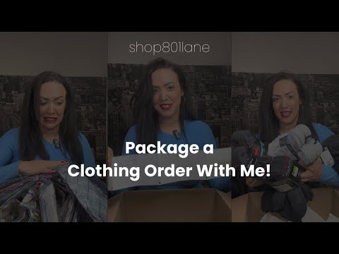 Reselling Full-time Online 🛍️💸 Behind the Scenes 🎥🔎 Package a HUGE Clothing Order With Me!📦✨