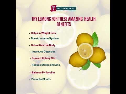 Amazing Health Benefits of Lemon | #lemonbenefits #fruitbenefits #wnymedicalpc