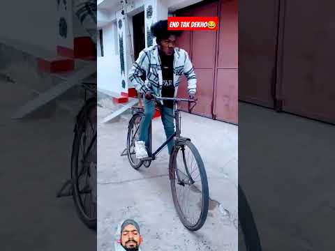 End tak dekho 😂 #cycle #vikramfunny #funny #stunt #automobile #short #viral  #youtubeshorts