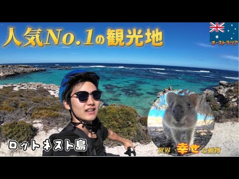 オーストラリアに生息する世界一幸せな動物に会いに行ってみた!　ロットネスト島一周大自然を満喫の旅！【海外vlog】