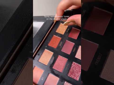 Viral Eyeshadow Palette Hacks | Swiss Beauty Cosmetics #makeupshorts #makeuphacks #eyelinerhack