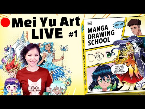 🔴Hang Out with the Author: Draw Your Pet LIVE + Manga Drawing School | Mei Yu Art Live #1