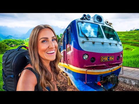 FIRST TIME Taking a First Class Sleeper Train in Vietnam! 🇻🇳(not what we expected…)