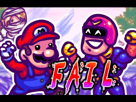 SUPER SMASH BROS FAIL, Smash 4 Parody.