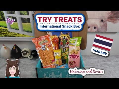 THAILAND TRY TREATS International Subscription Box Unboxing & Taste Test