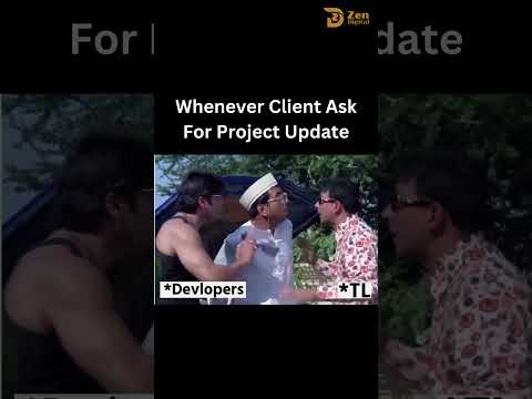 Client Asks for Project Update Developers' Response #clientupdates #developerlife