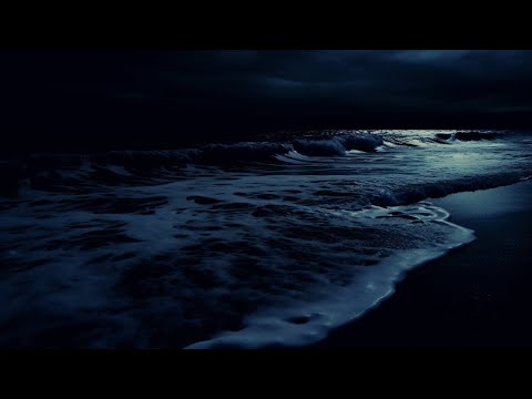 Dark Screen Ocean Waves | Fall Asleep with Rolling Sea Sounds | Ocean Waves Relaxation 24 Hours