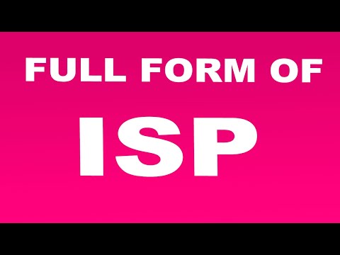 Full Form of ISP | What is ISP Full Form | ISP Abbreviation