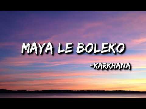 Maya le boleko - (lyric video) Sugam x Nikhita