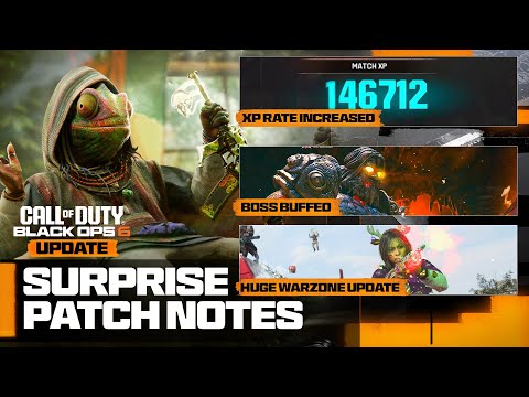 HUGE NEW Black Ops 6 Content Update Patch Notes! (XP Rate Increased, New Content, & MORE!)