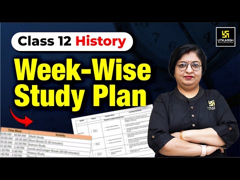 Class 12 History Weekly Study Plan🔥for Board Exam 2025 | Dr. Sheetal Ma'am