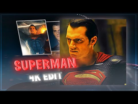 HENRY CAVILL - SUPERMAN - BADASS 4K EDIT - YOU CAN'T CONTROL ME