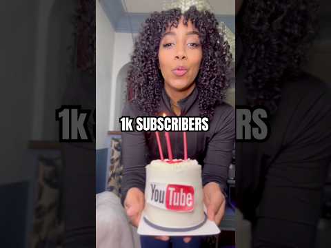 1k SUBSCRIBERS Celebration | YouTube Cake #1ksubscribers  #shortsfeed