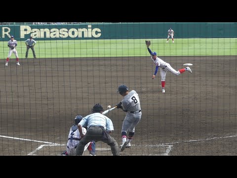 仙台育英 橋本航河 タイムリー(下関国際戦/第104回全国高等学校野球選手権大会・決勝)