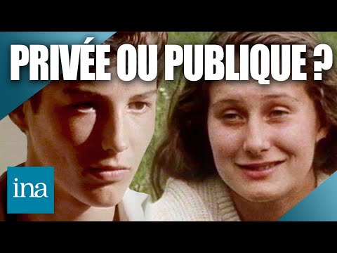 Publique ou privée ? À chacun son école en 1985☝️ | INA Société