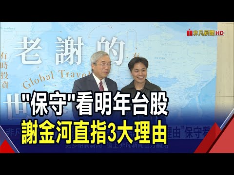 展望2025年台股高點? 謝金河:比今年保守一些! 美鷹式降息.鞏固美元霸權.驗證AI實質應用將是關鍵｜非凡財經新聞｜20241222