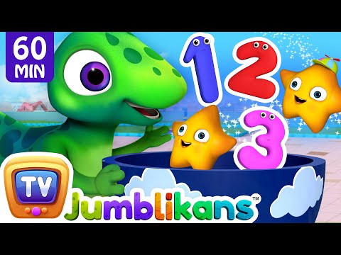 Counting 1 To 5 Numbers Song with Jumblikans Dinosaurs + More ChuChuTV Toddler Learning Videos