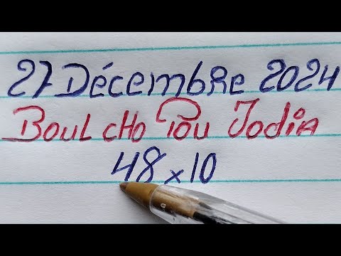 analiz boul Cho krazebank pou jodia 27 Dec 2024 #boulchopoujodia #bouldifeloto345 #ajktechtv #show9