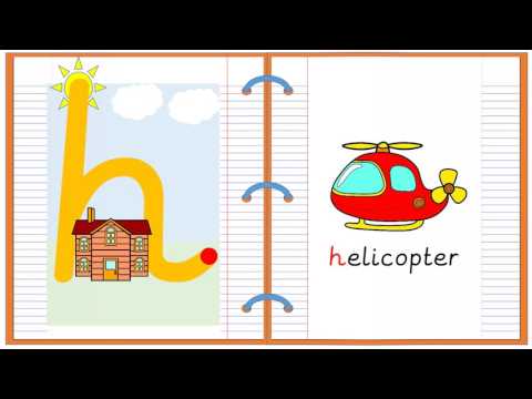 Lowercase Alphabet Letter H Learn to Read and Write