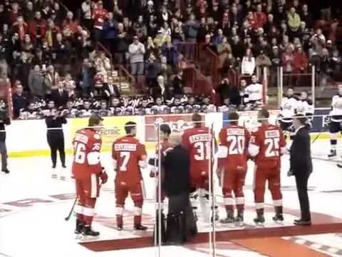 Justin Bailey's hat trick on his first game with the Soo Greyhounds.