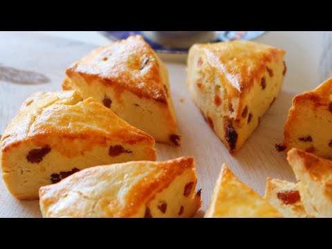 Sultana Scones Easy Recipe 葡萄干司康，好吃