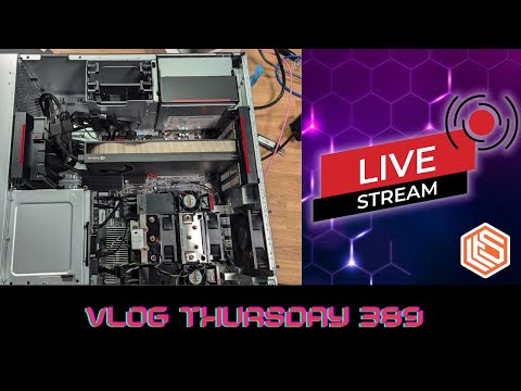 VLOG Thursday 389: My Linux Computer Upgrade, Syncing or Backing up My Data?, Tech Talk Live Q&