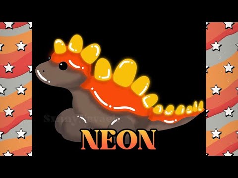 🧡Making a neon stegosaurus!!💛