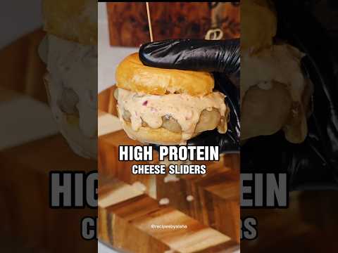 Easy High Protein Cheese Sliders #shortsfeed #shortsvideo #highprotein #shorts