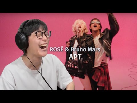 eng sub | ROSÉ & Bruno Mars - APT reaction by korean