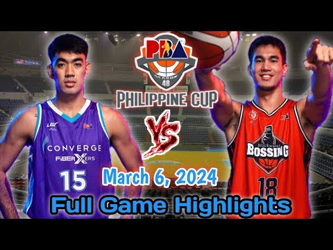 Blackwater Bossing vs Converge Fiber Xers Full Game Highlights #PBAAngatAngLaban