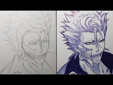 How To Draw Grimmjow Jaeger  jaquez Step By Step - [Bleach]