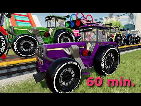 Private Train and Tractor That is Turbo Powerful Tractors and Big Paint Tubs - New Game Objects