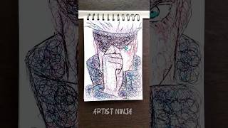 How To Draw Gojo From Jujutsu Kaisen | #shorts #howtodrawanime #jujutsukaisen #gojo #animeart #anime