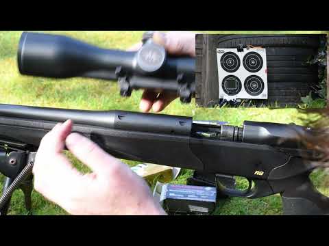 Testing Blaser R8 quick release scope mount return to zero using "Targetcar"