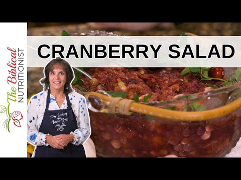 Antioxidant Salad Recipe | How To Make Cranberry Salad (Low-Sugar!)