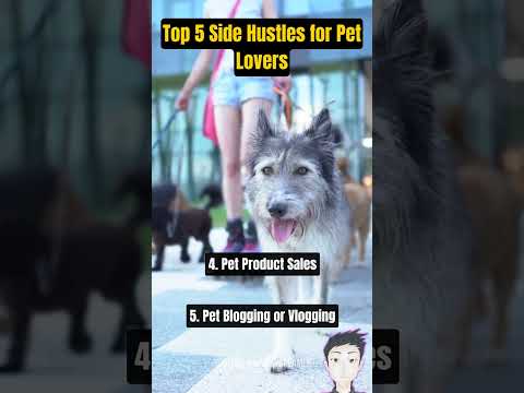 Top 5 Side Hustles For Pet Lovers 2024 #shorts