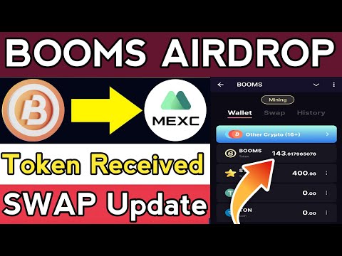 Booms Airdrop Boom Token Received || Booms New Update || Booms update today