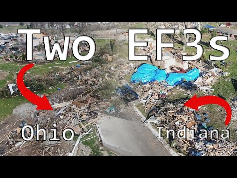 MIDWEST DISASTER - Wapakoneta & Winchester, EF3 Tornadoes 3/14/2024