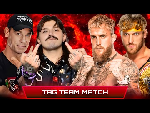 WWE 2K24 • Tag Team Match - John Cena Dominik Mysterio VS Jake Paul Logan Paul | WWE