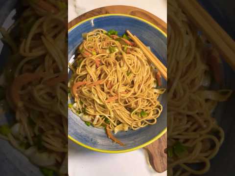 Indian style whole wheat noodles! #chinese #cooking #noodles #healthyfood #homemade #shorts #recipe