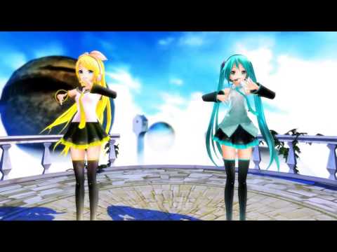 【MMD】 Happy Synthetizer/ ハッピーシンセサイザ (Api miku and Rin)【1080・60fps】