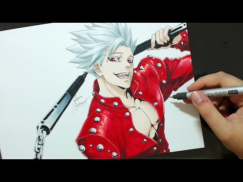 Speed Drawing - Ban (Nanatsu no Taizai)