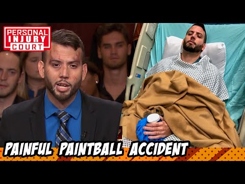 He Got Shot In The WORST PLACE During Paintball | Personal Injury Court