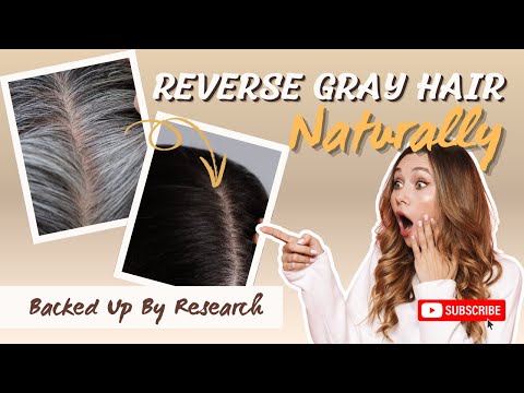 Reverse Grey Naturally #haircare #hairtreatment #hair #greyhair #whitehair #shorts #youtube