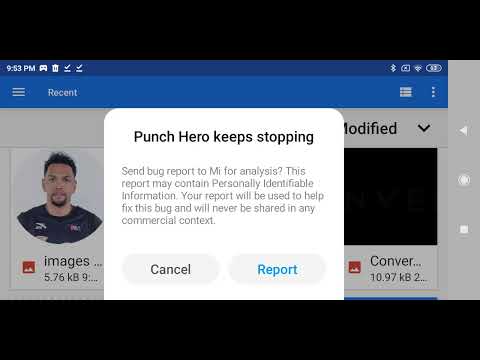 keeps stoping error punch hero