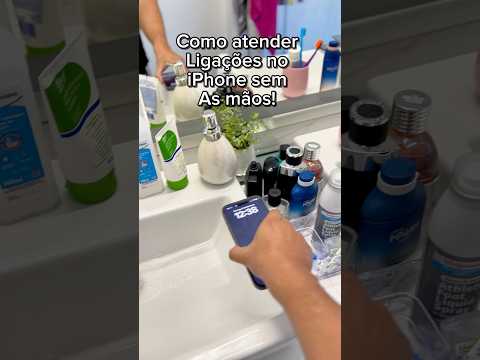 Como atender uma chamada no iPhone com a voz