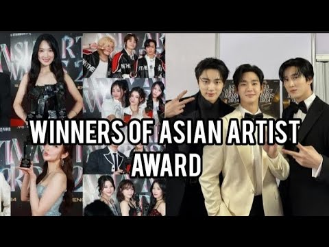 9TH Asian Artist Award winners of  2024