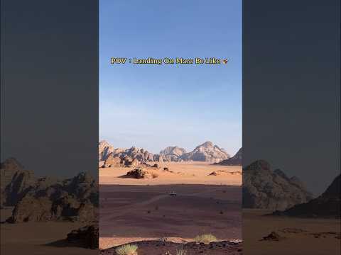 地球上最像火星的地方🚀#jordan  #wadirum #TheMartian #dune